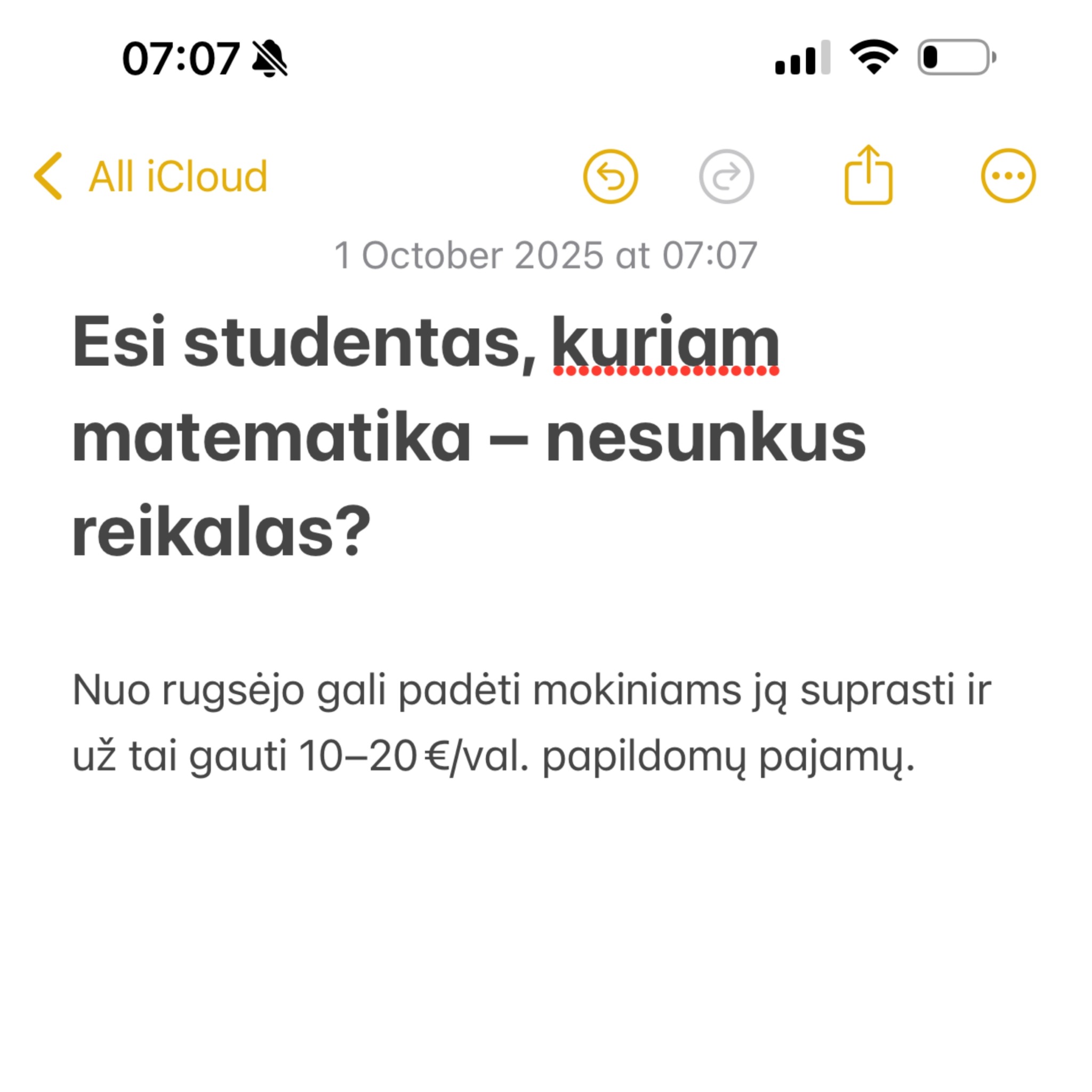 Korepetitorė Julija Facebook ad: Aplikuok