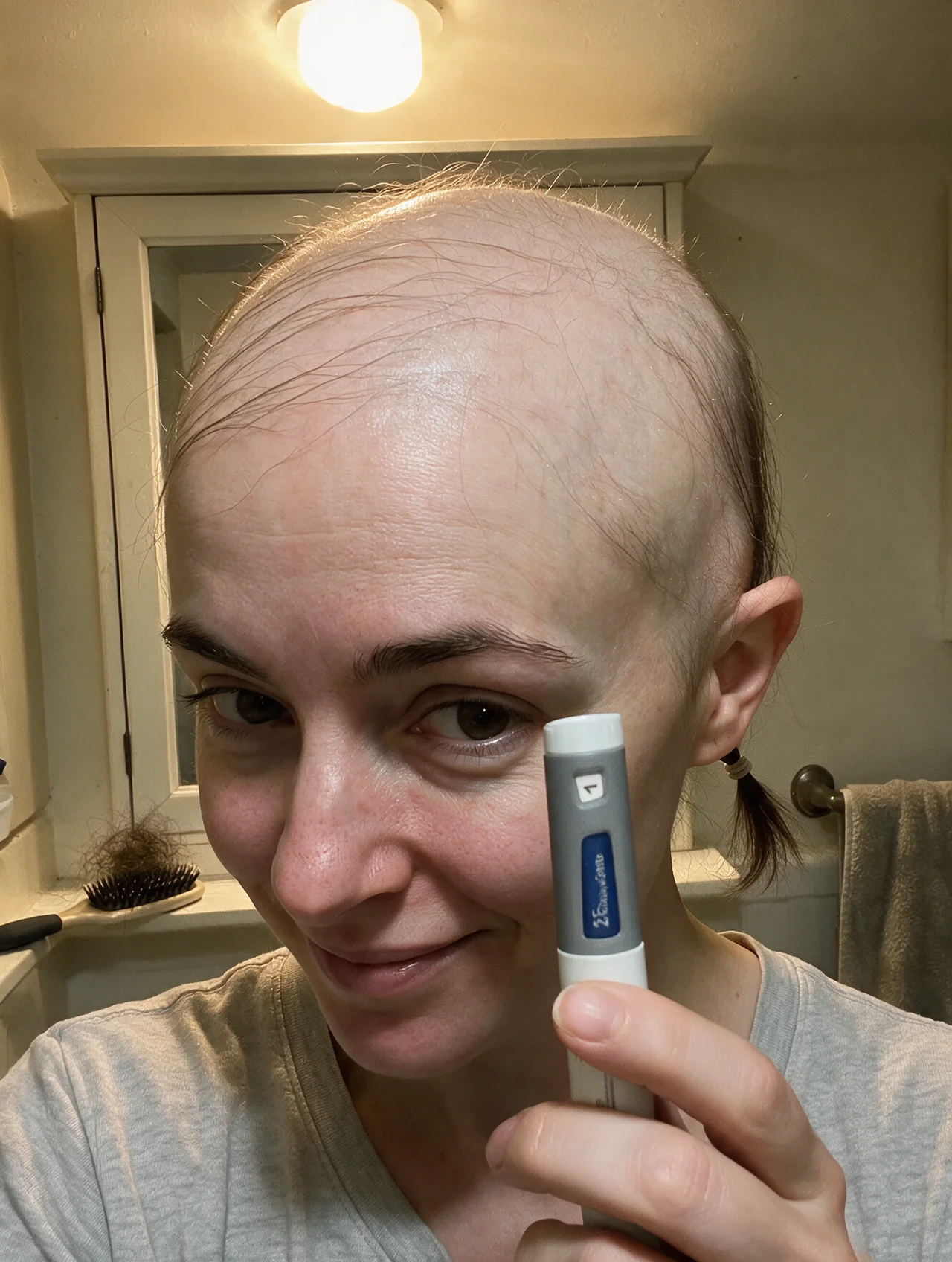 Susan Smith Facebook ad: GLP-1 f*cked my hair