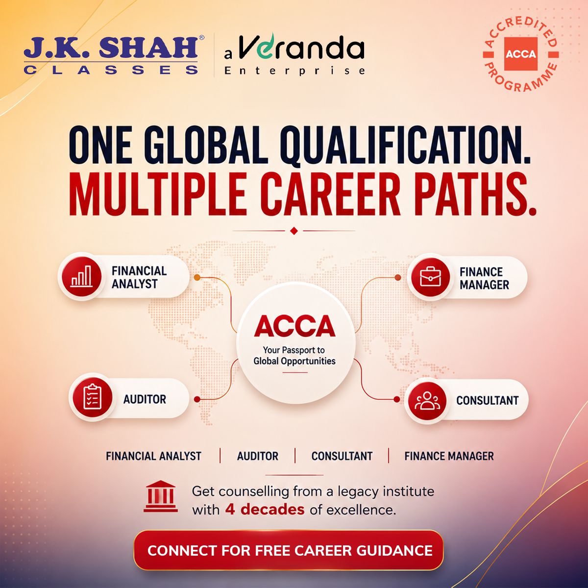 J.K.Shah Classes Facebook ad: Join India’s Most Trusted ACCA Coaching Classes!