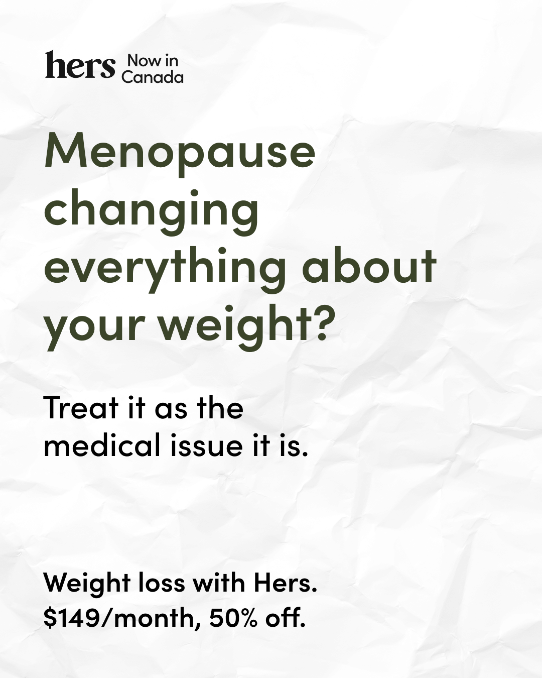 Hers Facebook ad