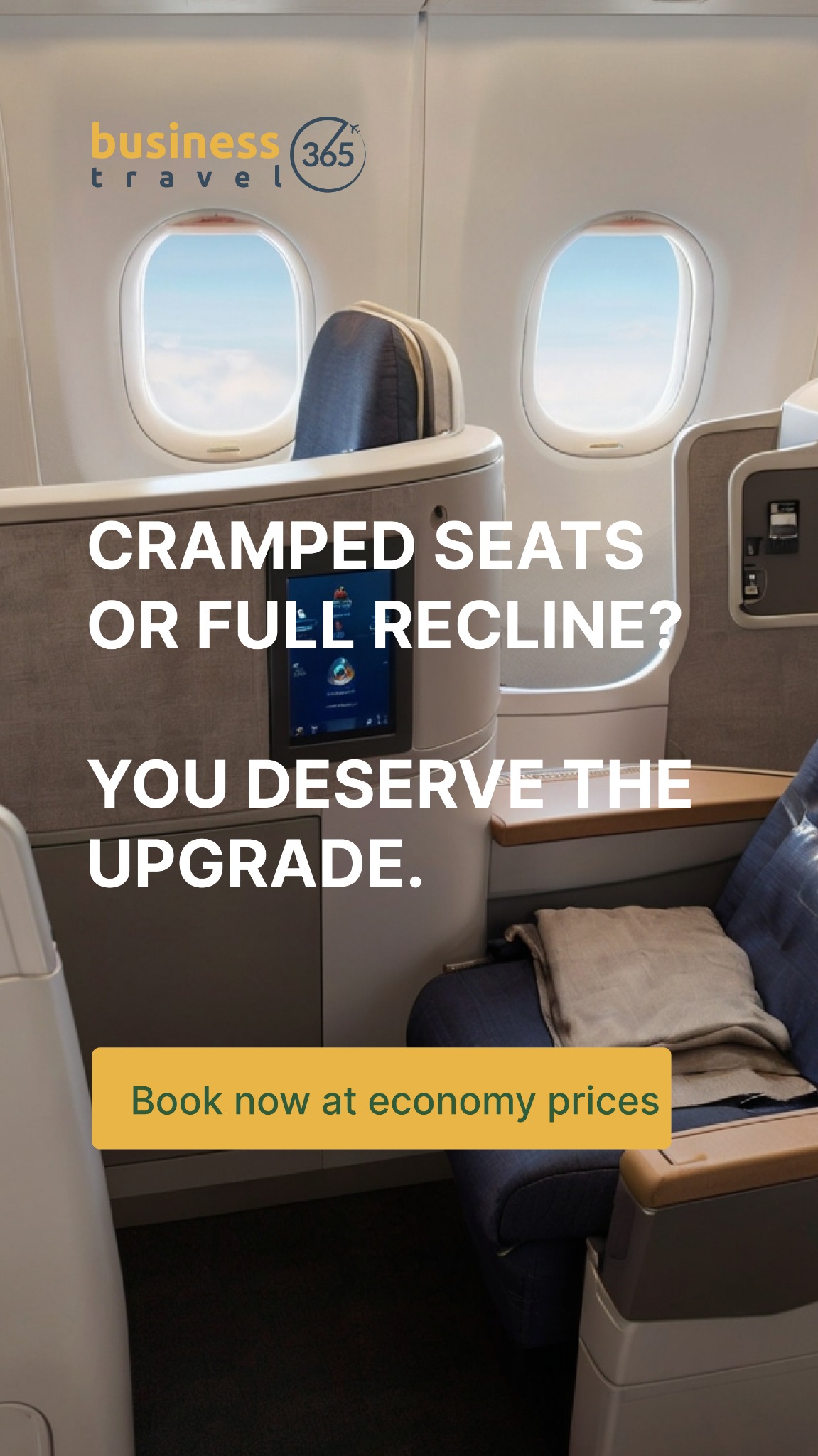 BusinessTravel365 Facebook ad from Apr 14, 2026