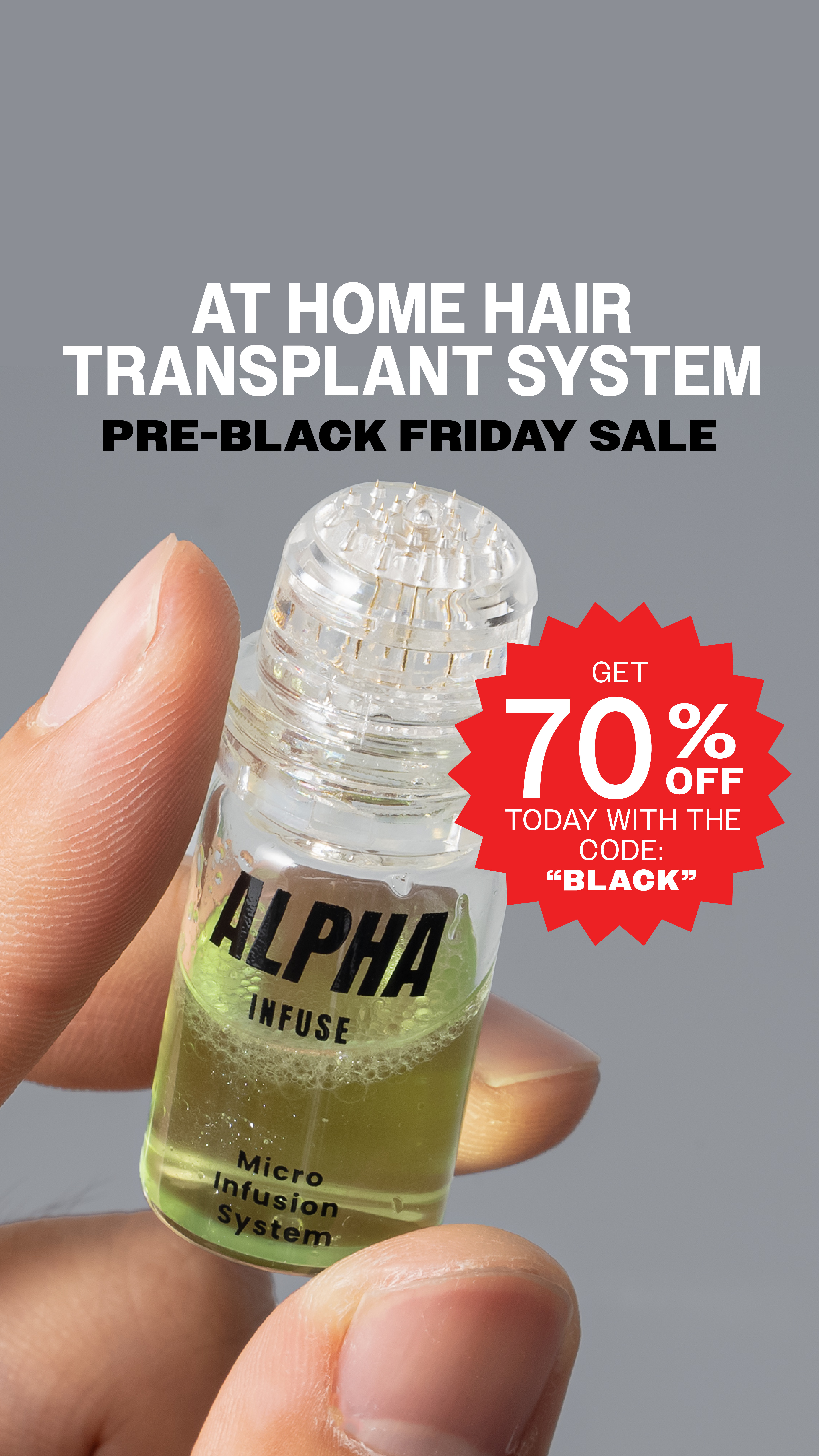 AlphaInfuse Facebook ad