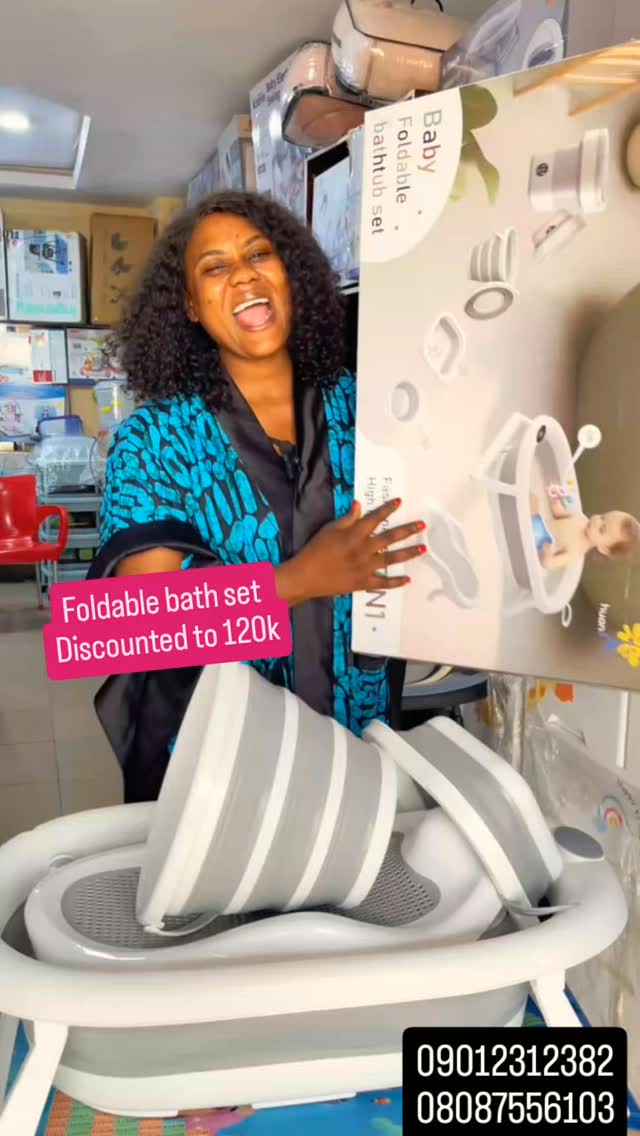 Teec Babyshop2 Facebook ad: Foldable bath set with washing machine