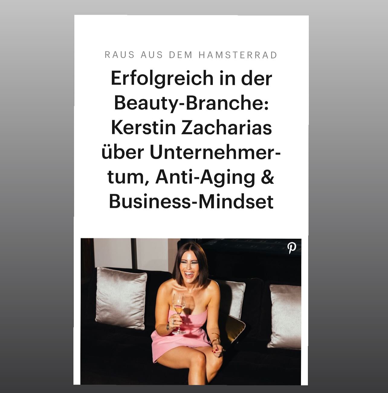 Kerstin Zacharias Facebook ad: Thank you @styleupyourlife.at @adiweiss_official