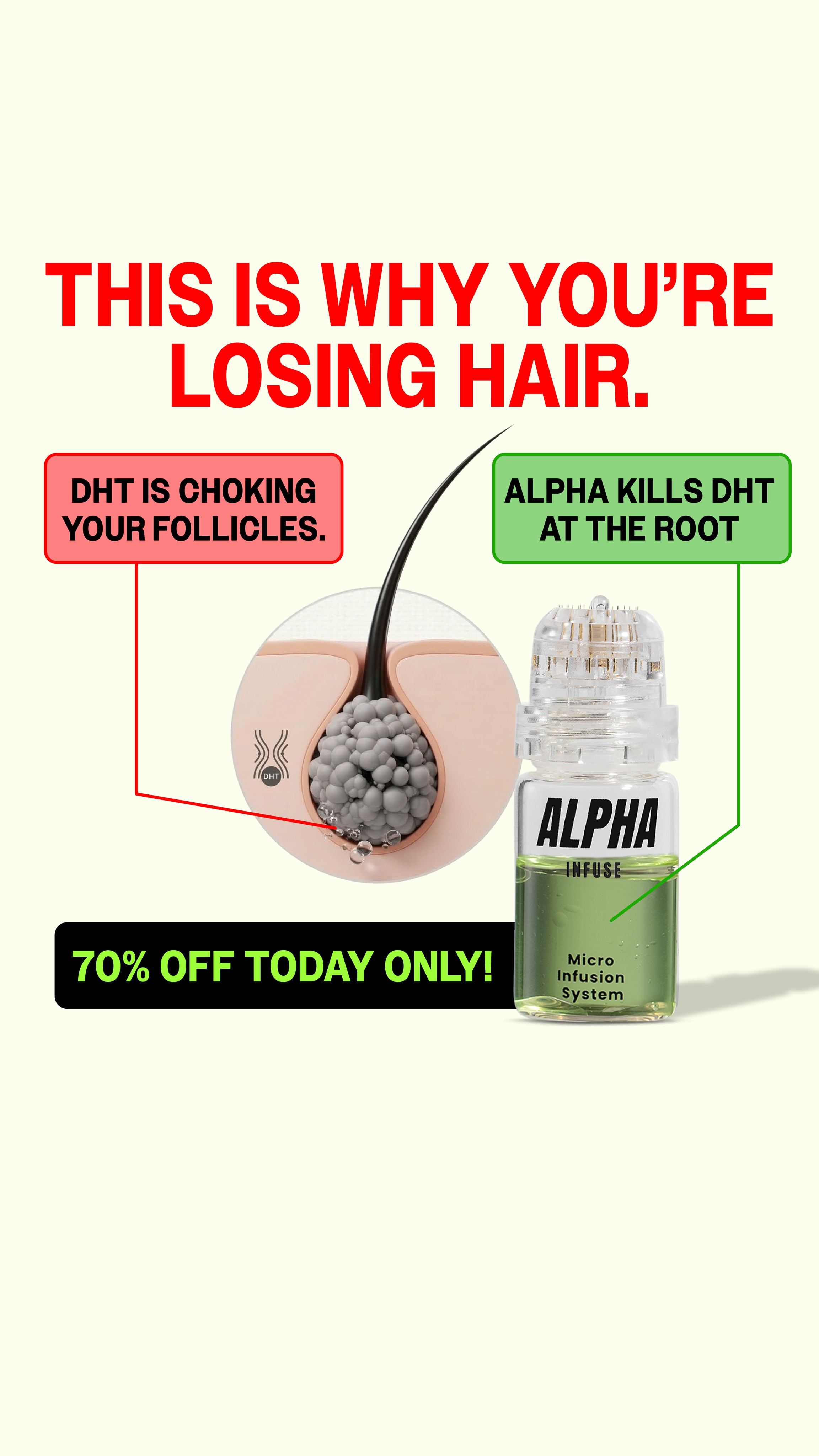 AlphaInfuse Facebook ad