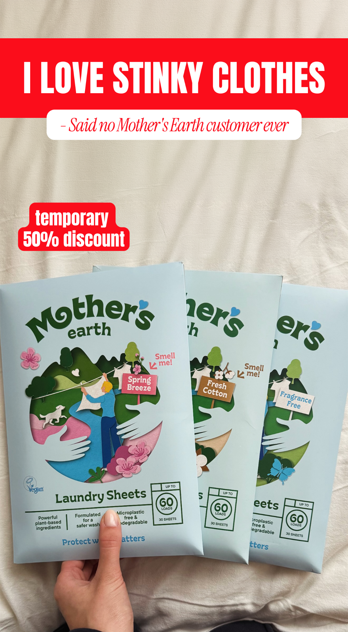 Mothers Earth Facebook ad