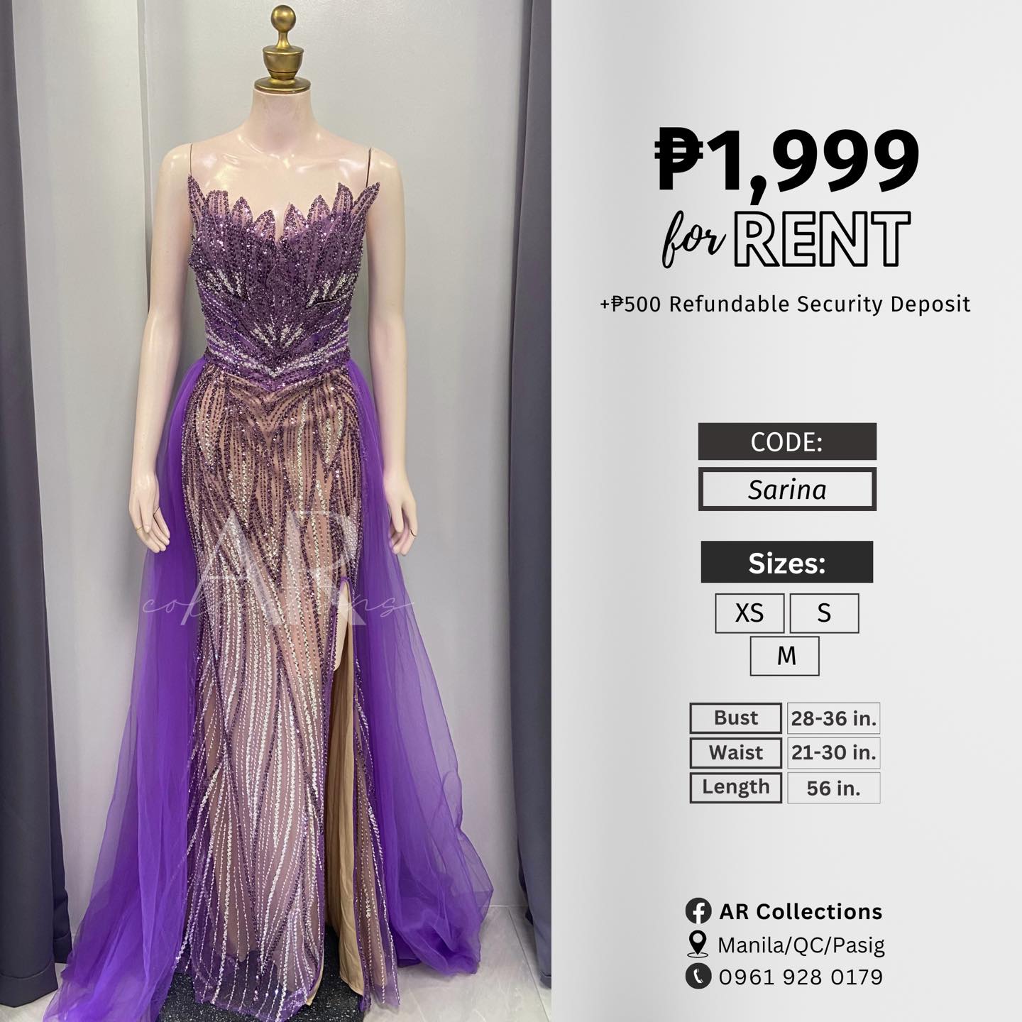 AR Collections Facebook ad