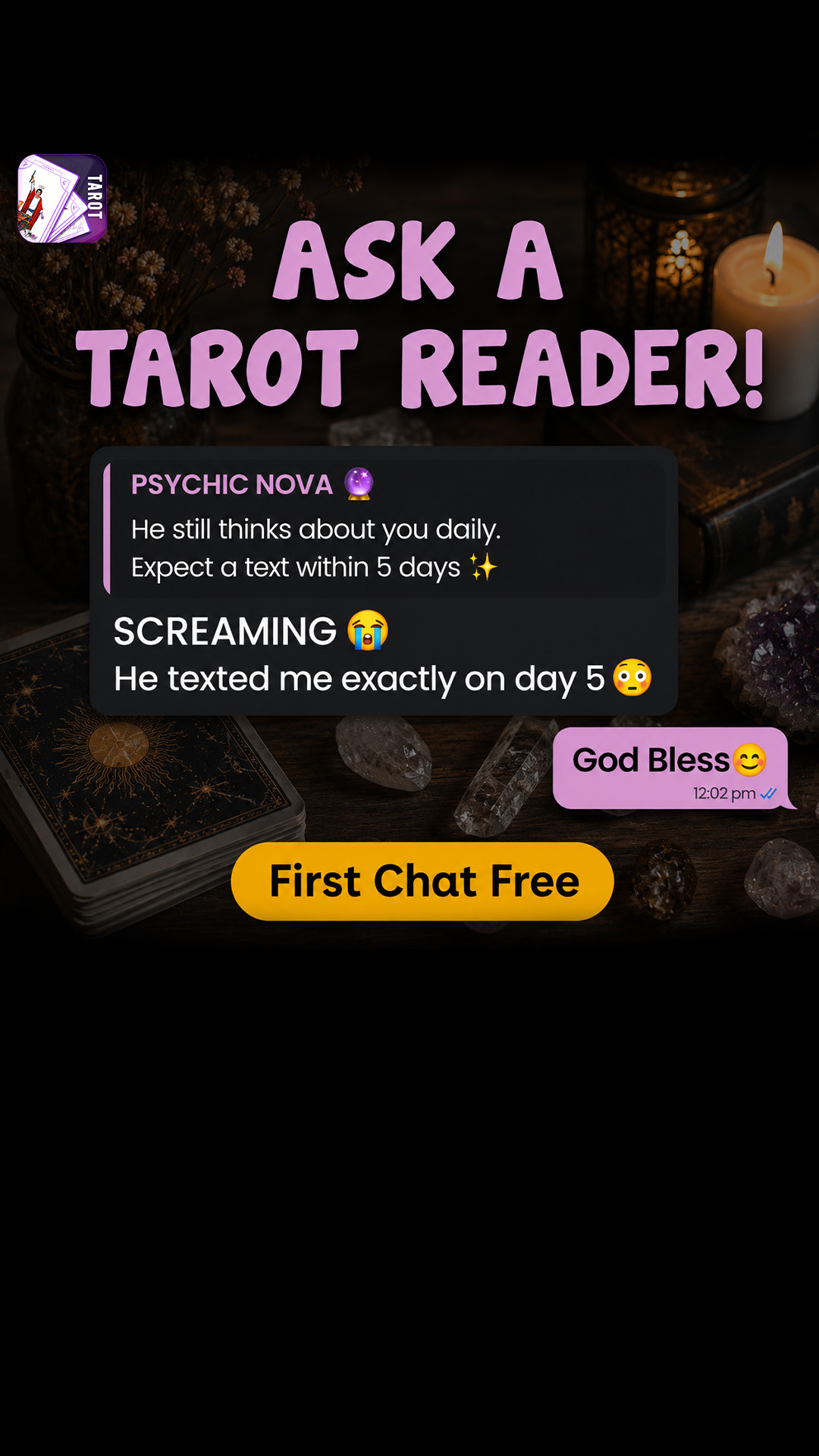 Tarot Life Facebook ad