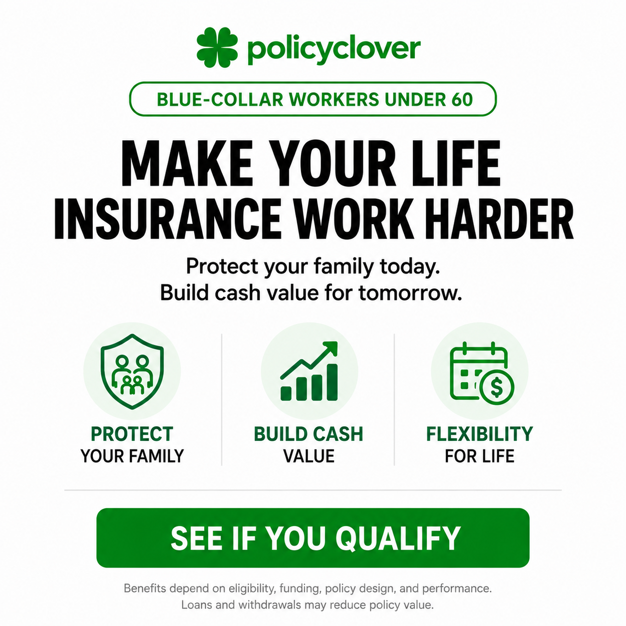 PolicyClover Facebook ad