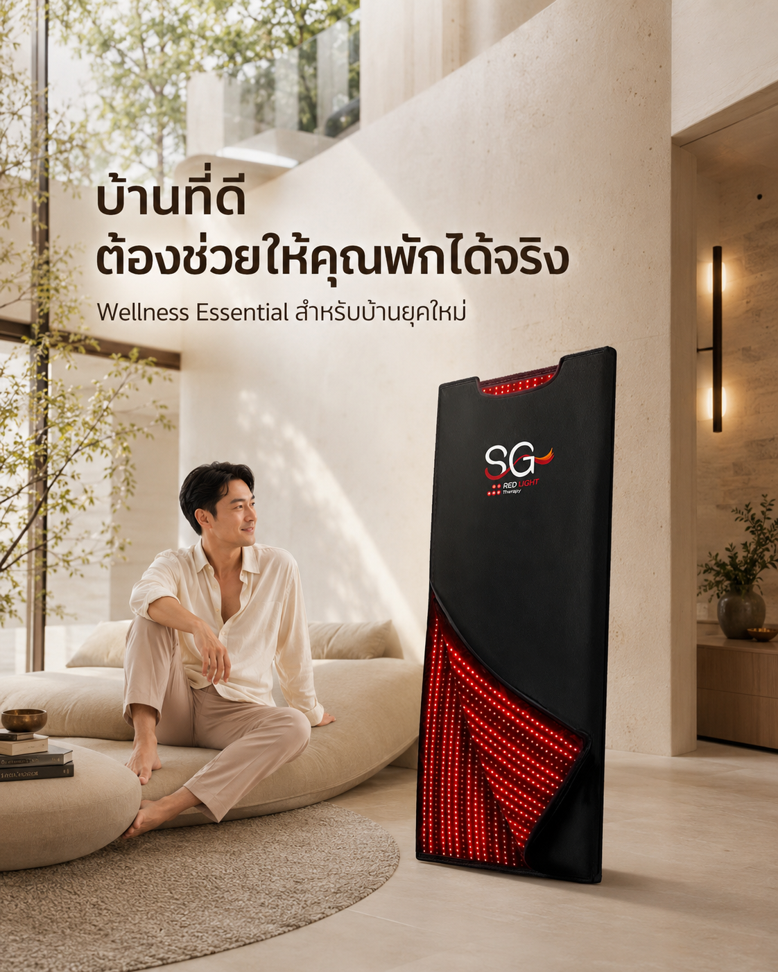 ผ้าห่มเอสจี Red Light Blanket - ฟื้นฟู ชะลอวัย SG Longevity & Wellness Facebook ad