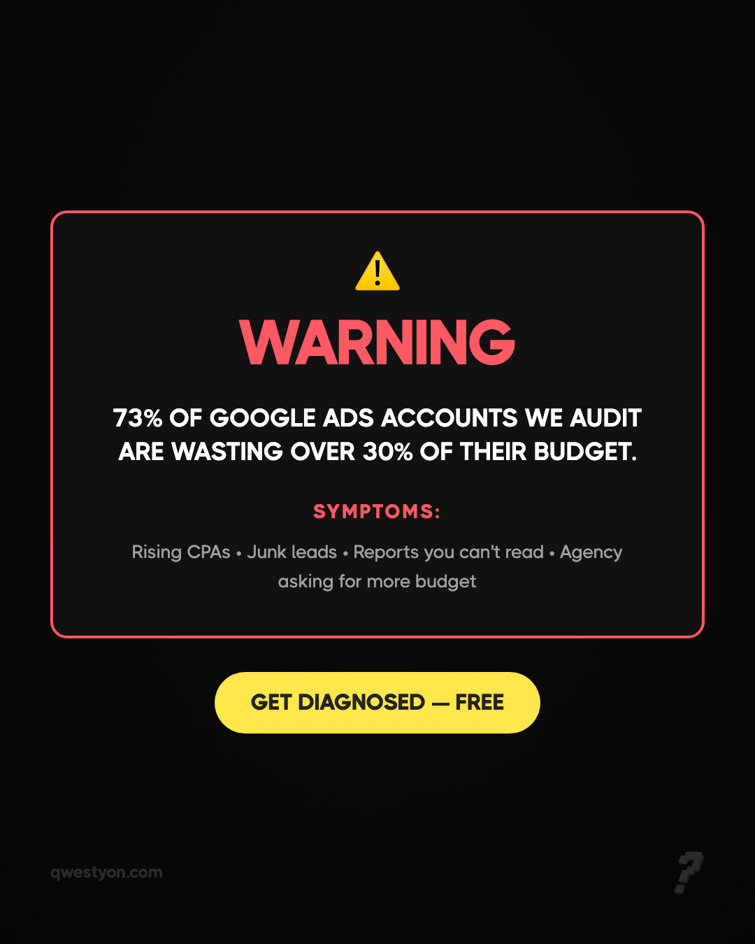 Qwestyon Facebook ad