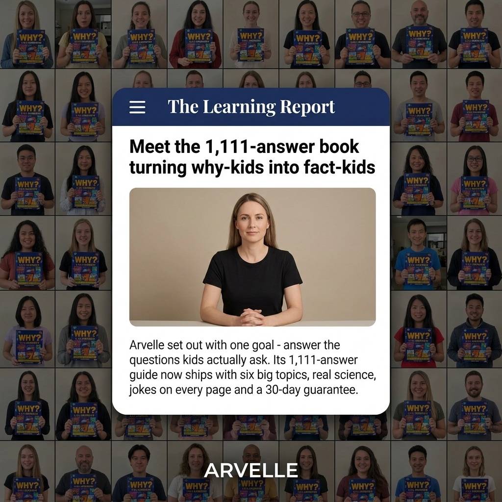 Arvelle Books Facebook ad: The 1,111-Answer Method