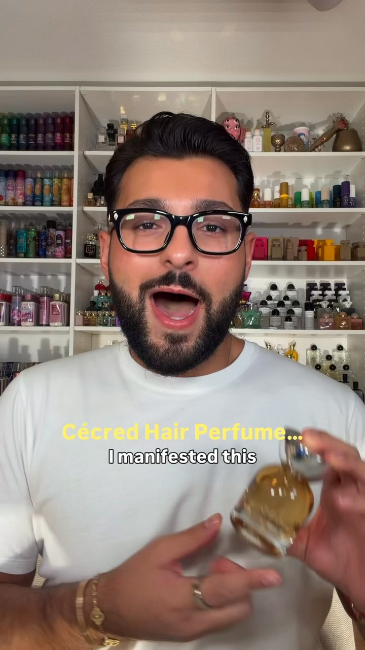 Cecred Facebook ad: New! Temple Oud Hair Perfume