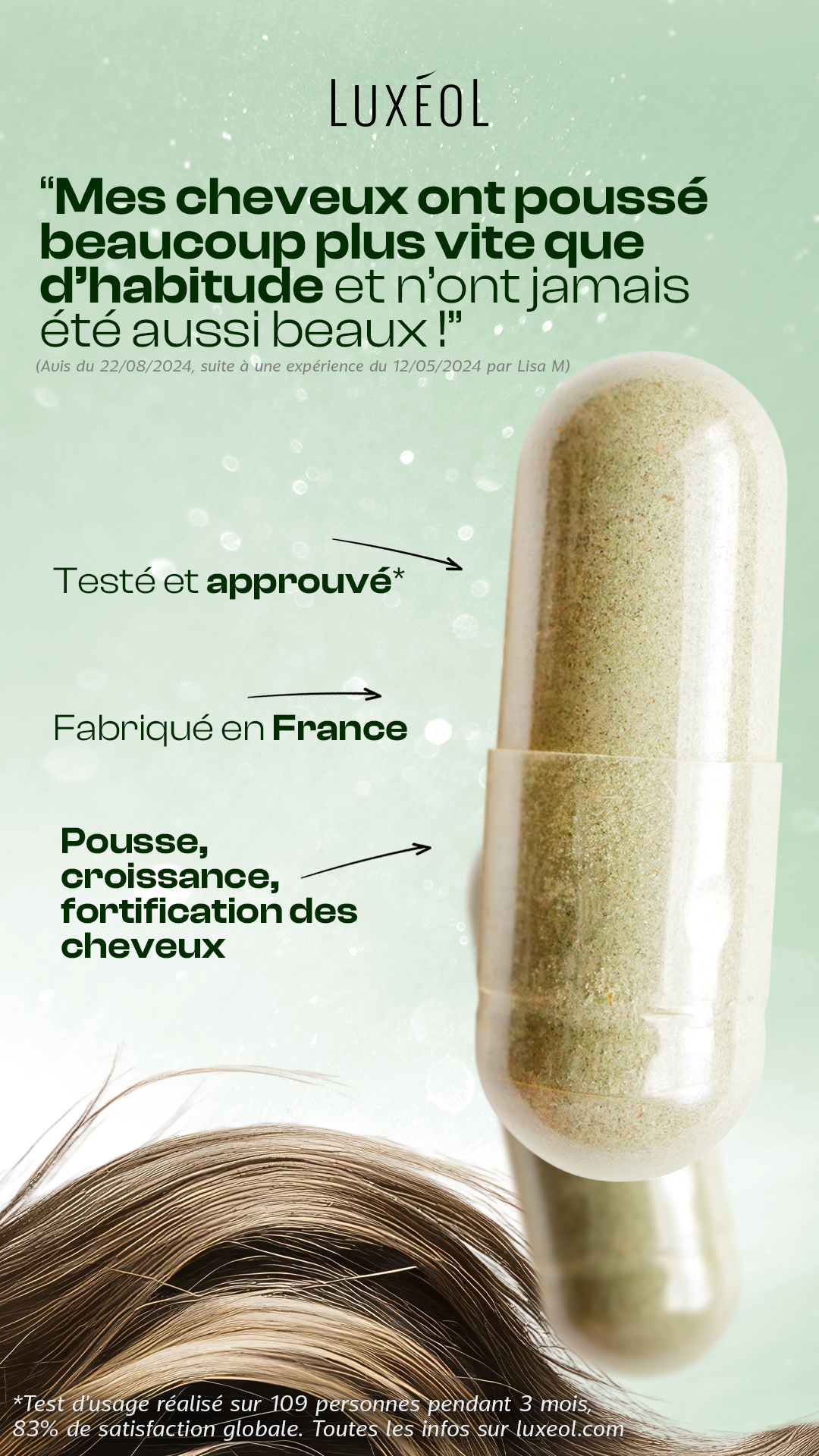 Luxéol Facebook ad