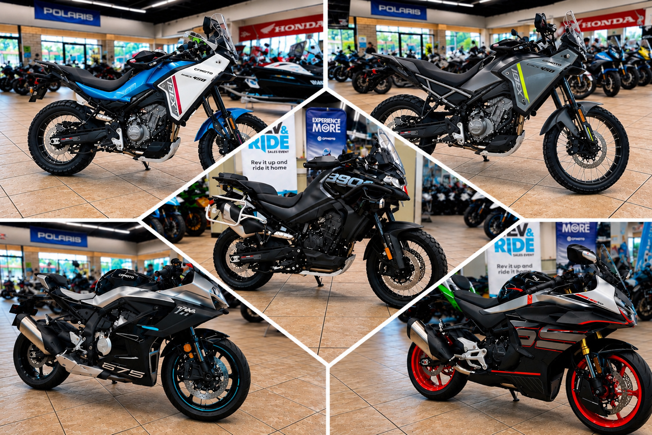 Full Throttle Powersports Facebook ad: Ride CFMOTO Today