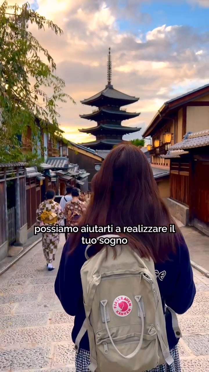 Go! Go! Nihon Vivi e Studia in Giappone Facebook ad: Il sogno: vivere in Giappone e imparare il…