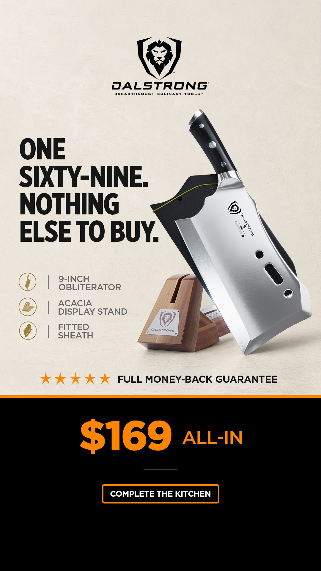 Dalstrong Facebook ad