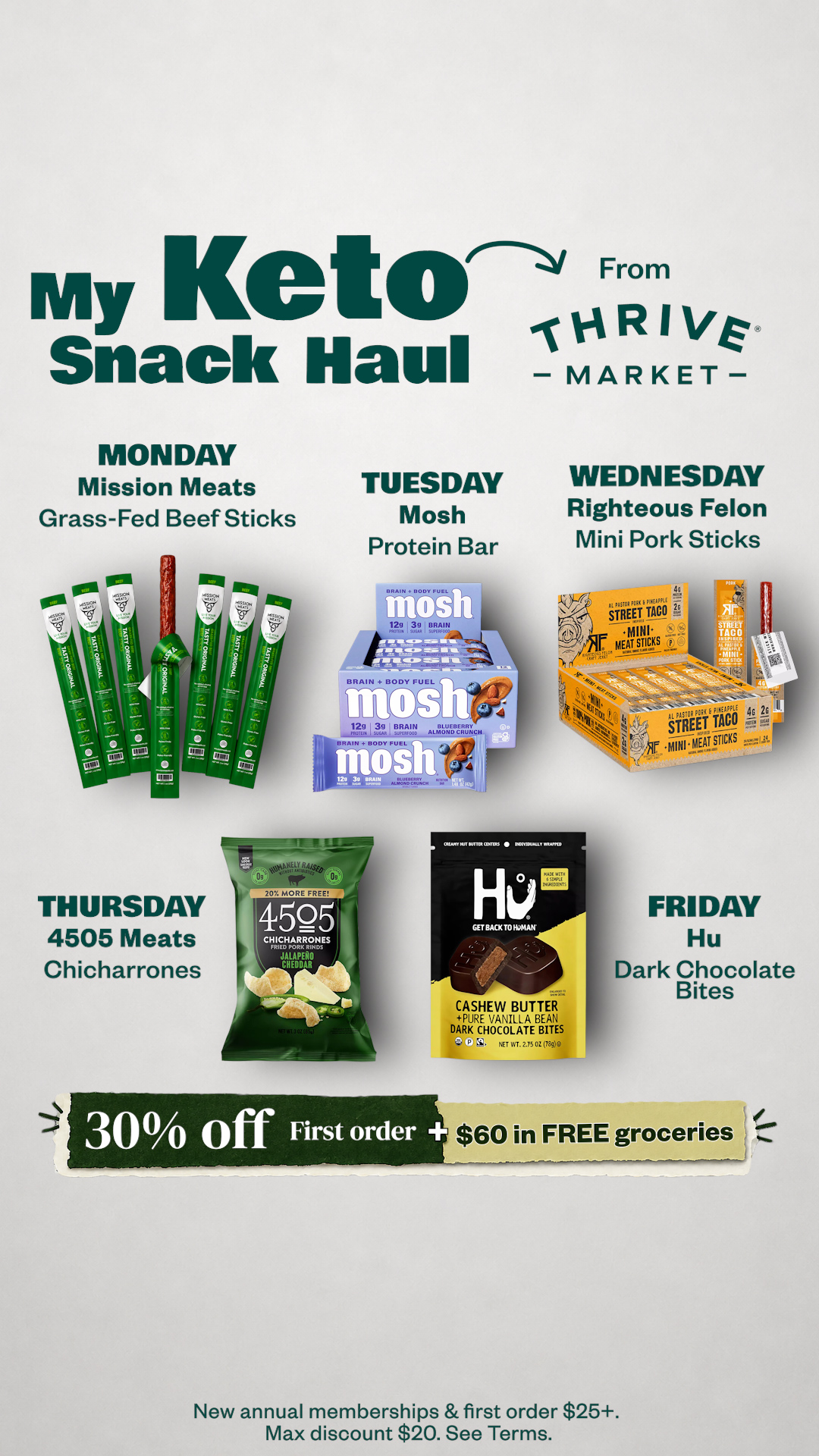 Thrive Market Facebook ad