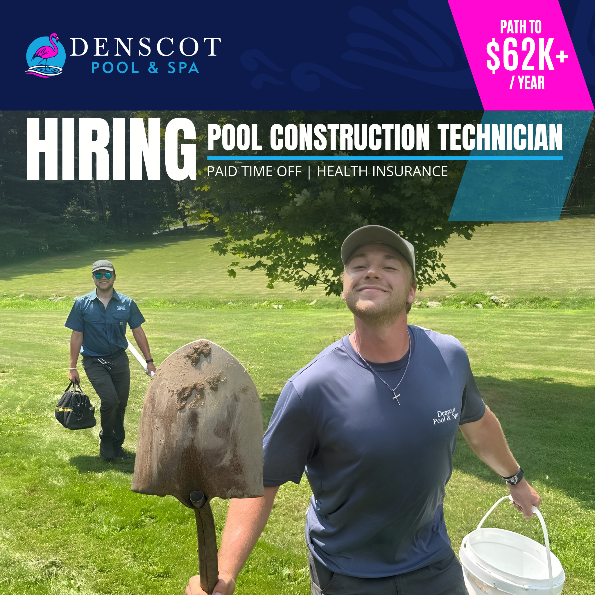 Denscot Pool & Spa Facebook ad from Aug 3, 2026