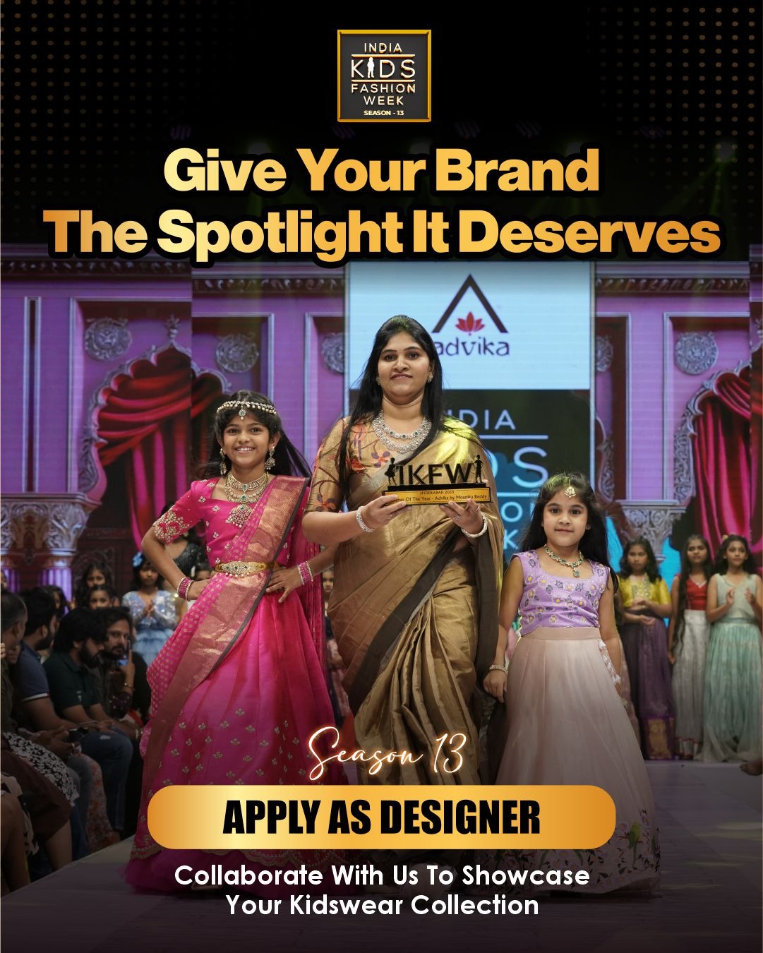 India Kids Fashion Week Facebook ad