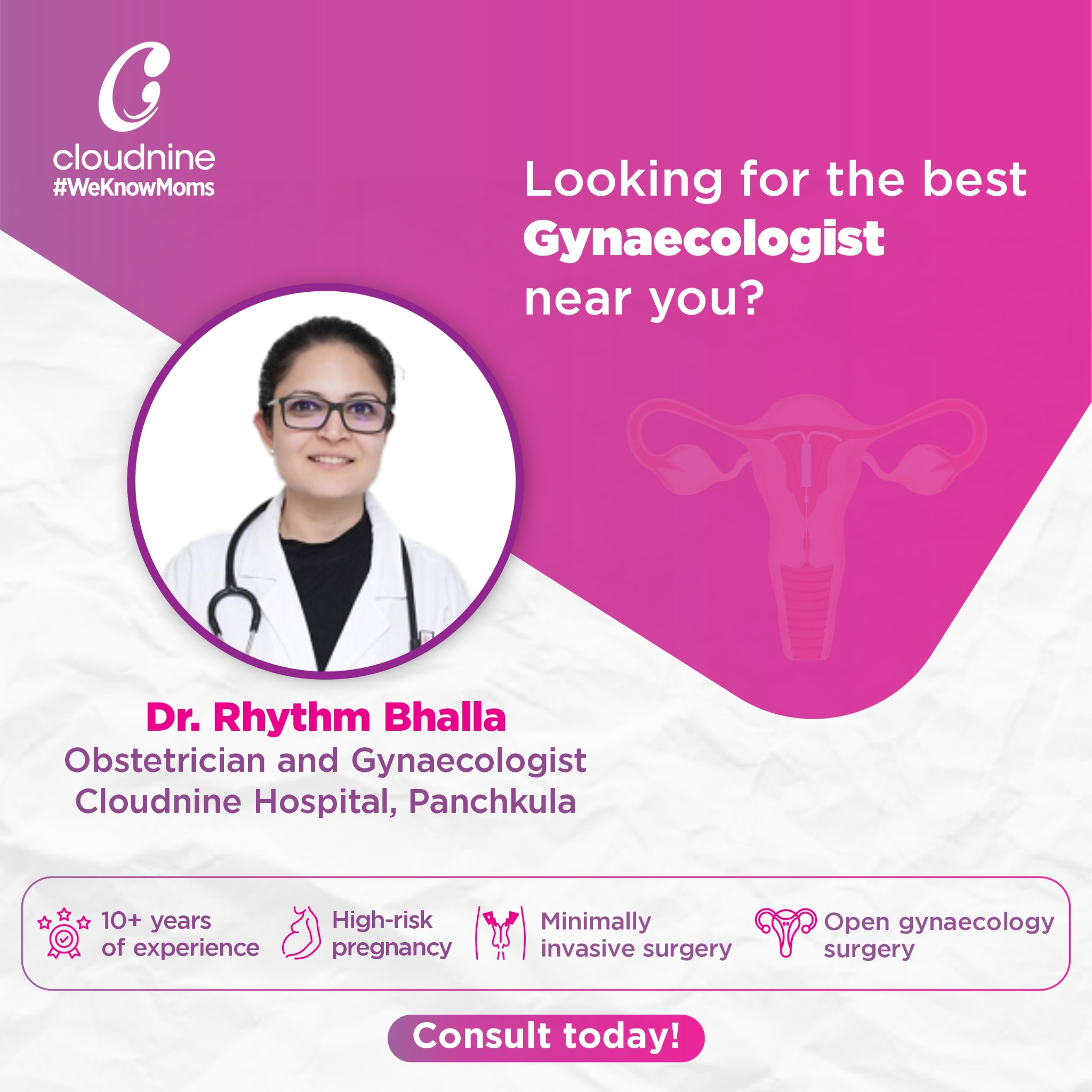Cloudnine Hospital Facebook ad