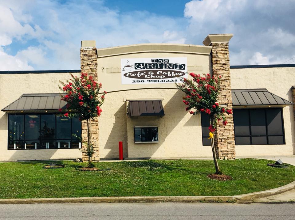 The Grind Cafe and Coffee Shop Facebook ad: The Grind Cafe and Coffee is a specialty…