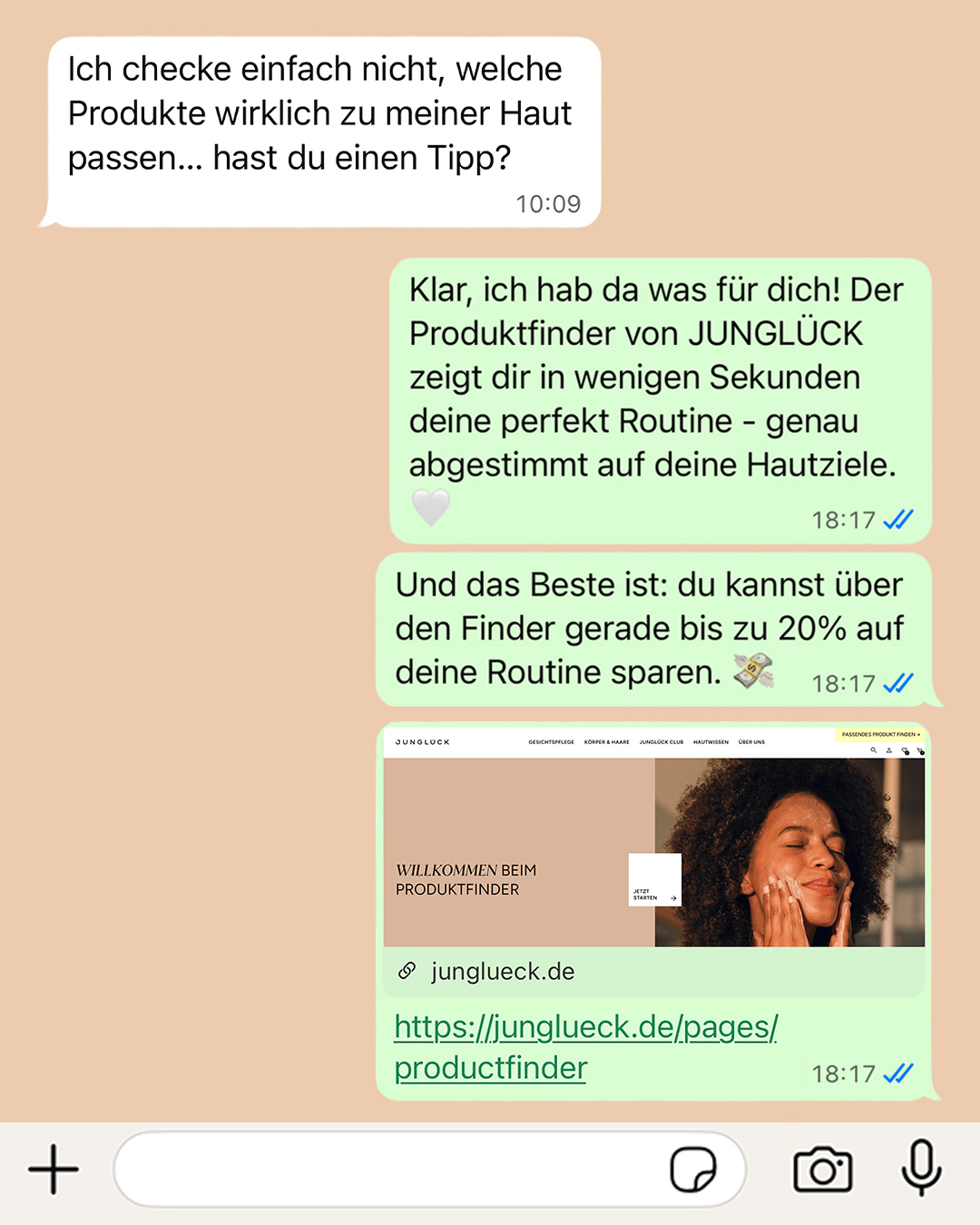 Junglück Facebook ad