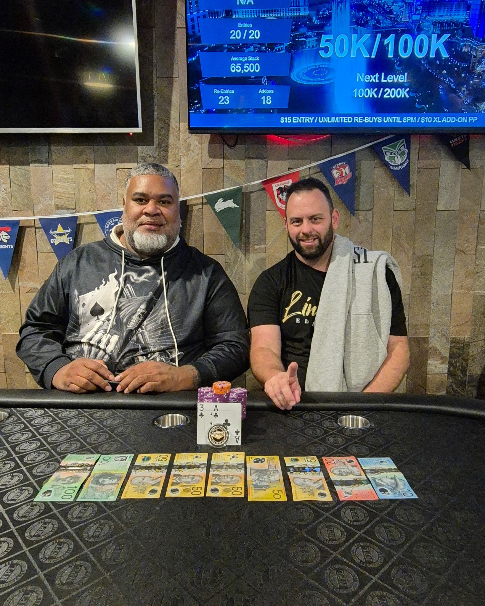 NPL Brisbane South & Gold Coast Facebook ad: FRIDAY night POKER results at CARINDALE HOTEL!
