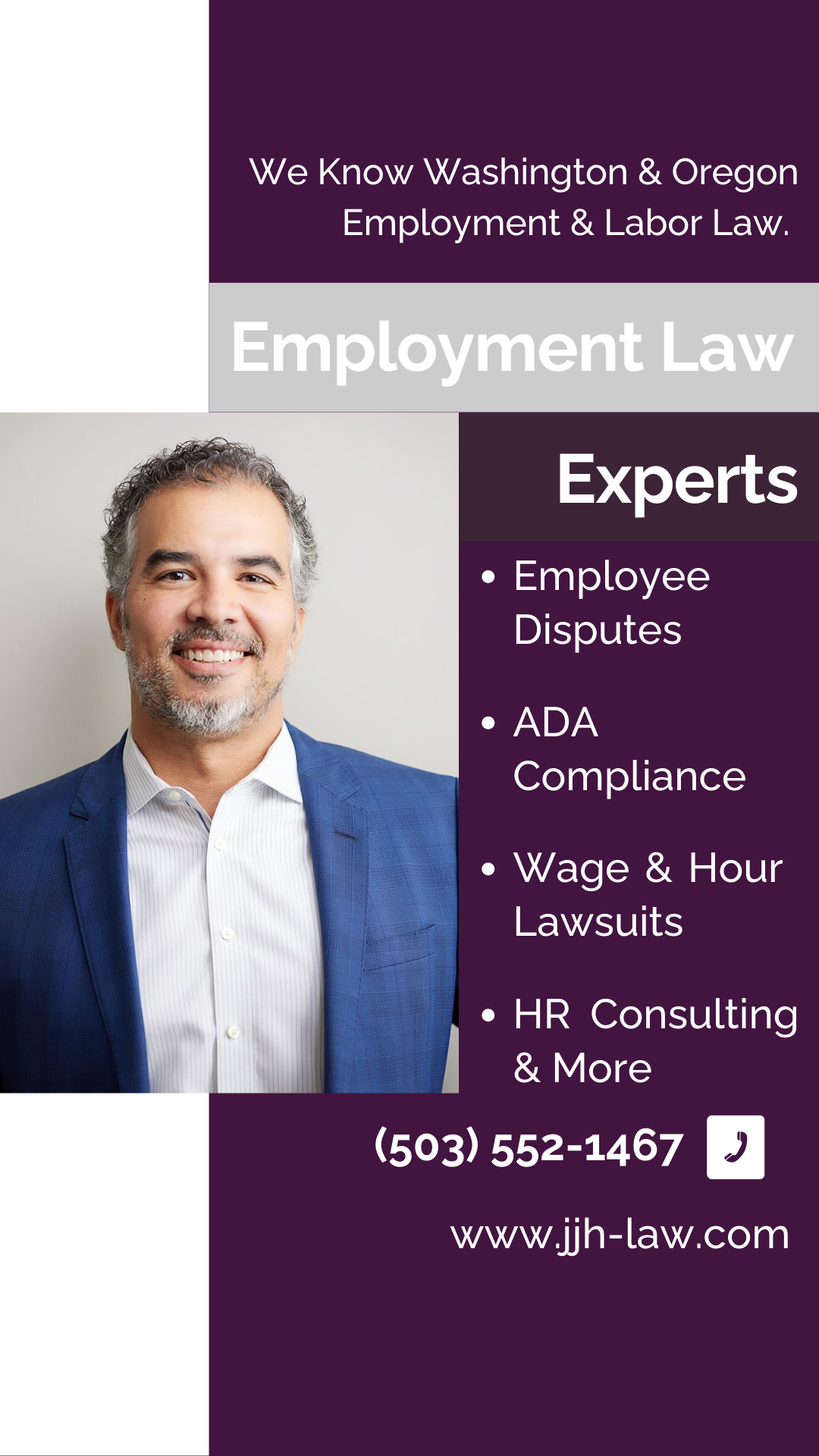 JJH Law Facebook ad