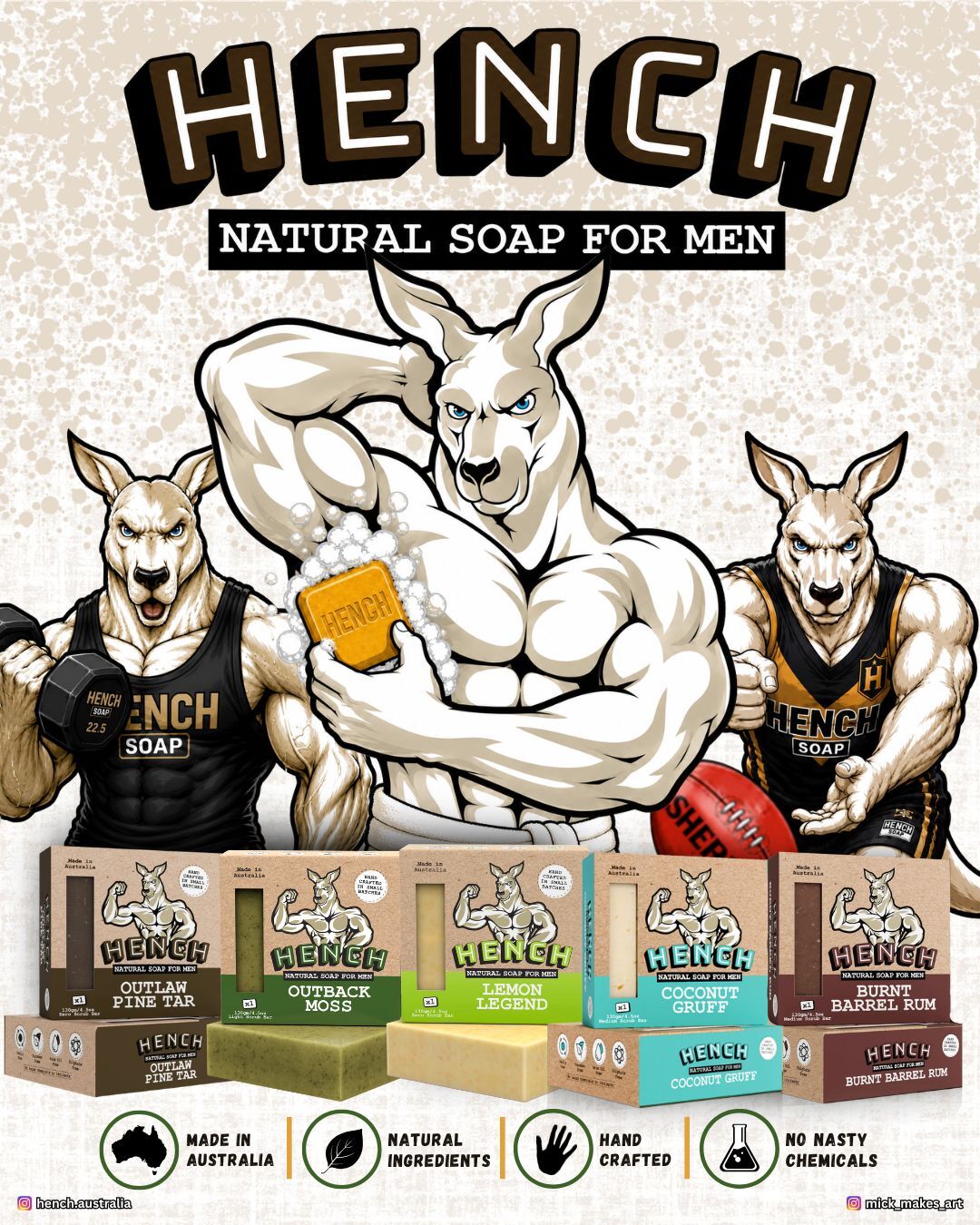Hench Facebook ad