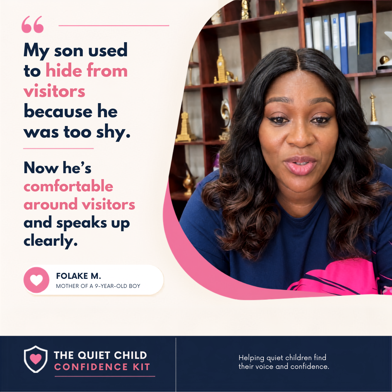 Life With Numa Facebook ad: Build Your Child’s Confidence in 30 Days