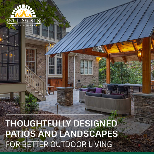 Setting Sun Patios and Decks Facebook ad: Landscape Design