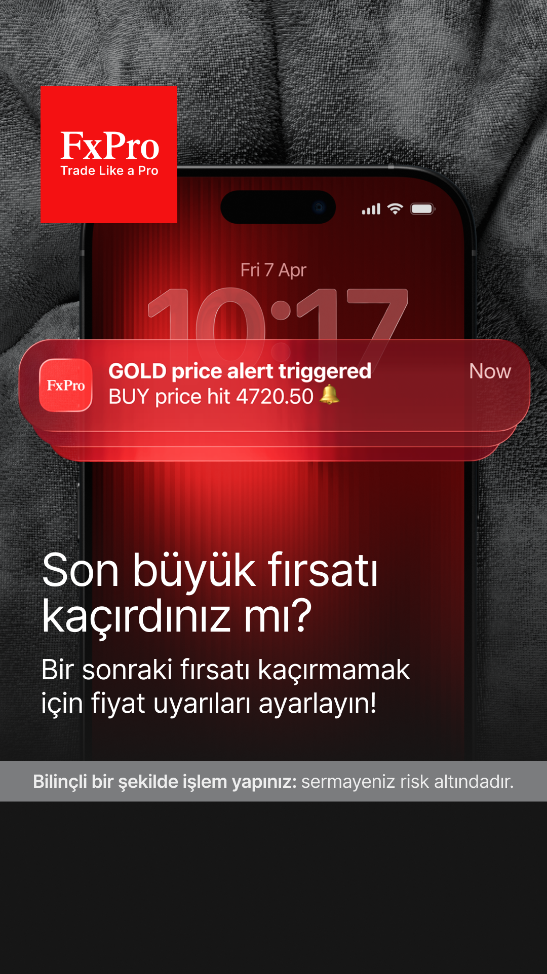 FxPro Trading Broker Facebook ad