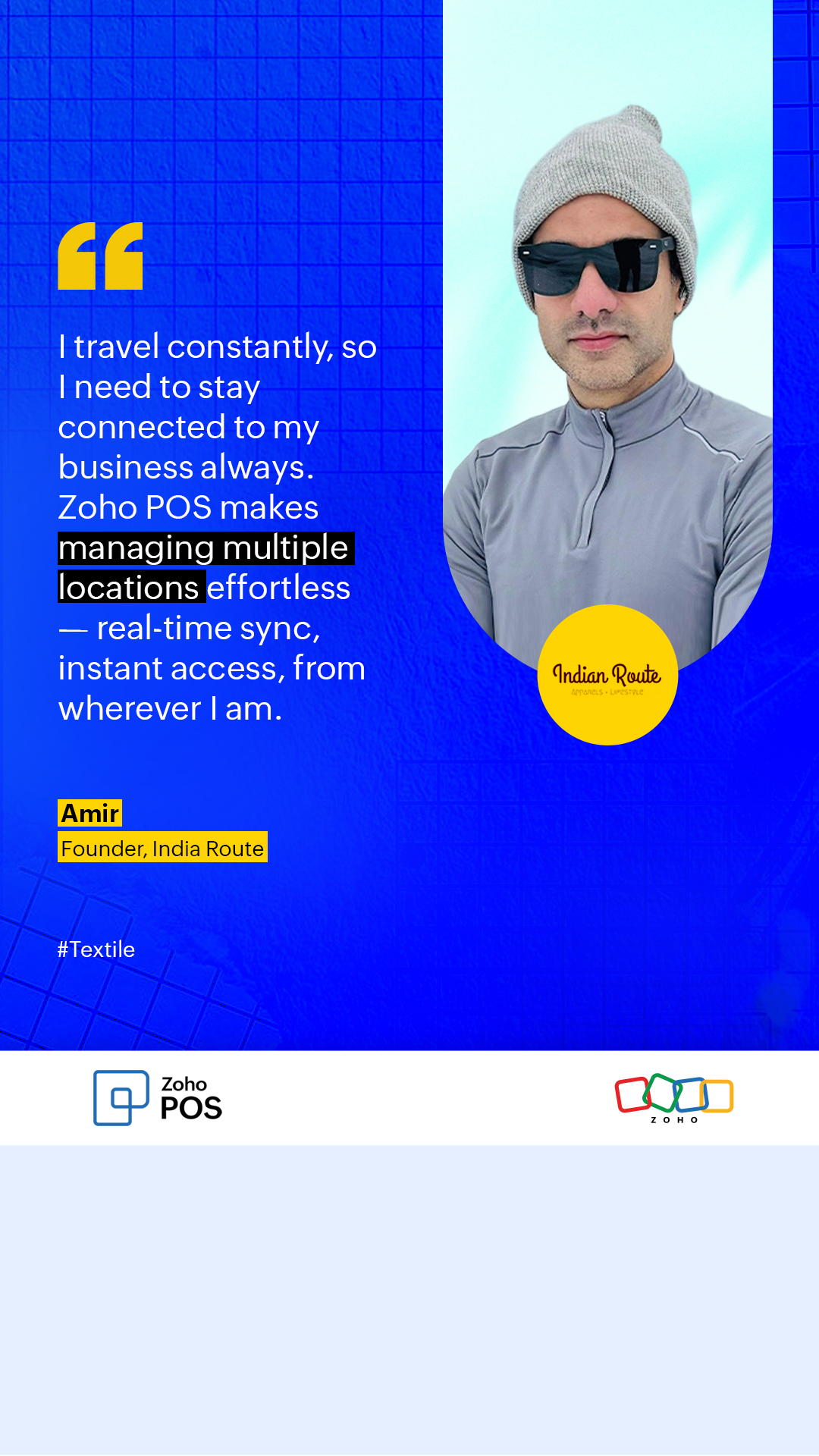 Zoho POS Facebook ad from Jun 17, 2026