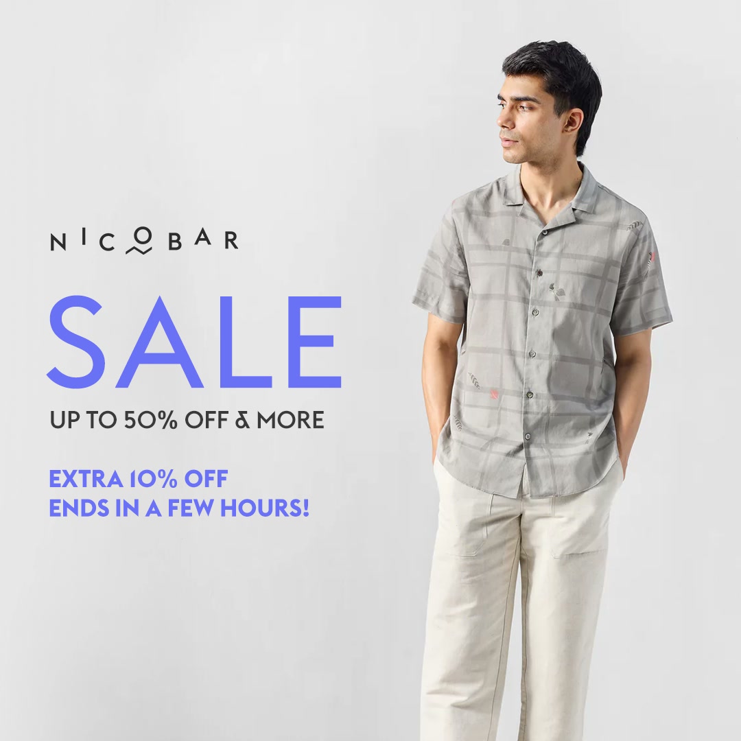 Nicobar Facebook ad: ₹ 18,500 | Ibex Travel Jacket - Denim