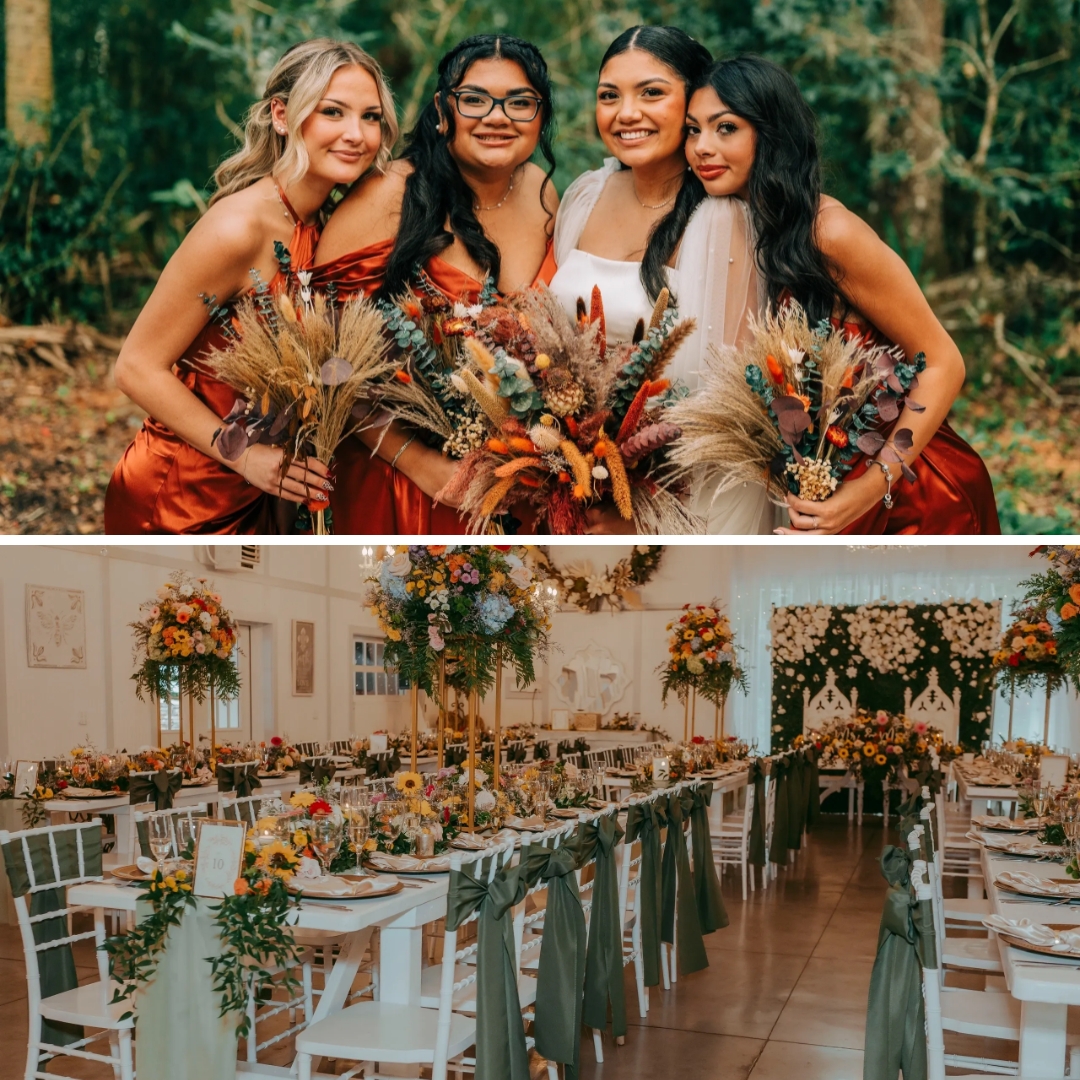Enchanted Design & Floral Facebook ad: Luxury Florals Designed For Your Story