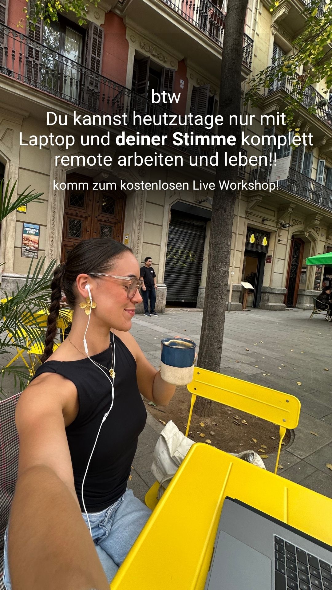 She Earns Global Facebook ad: Du willst raus aus dem 9-5 und am…