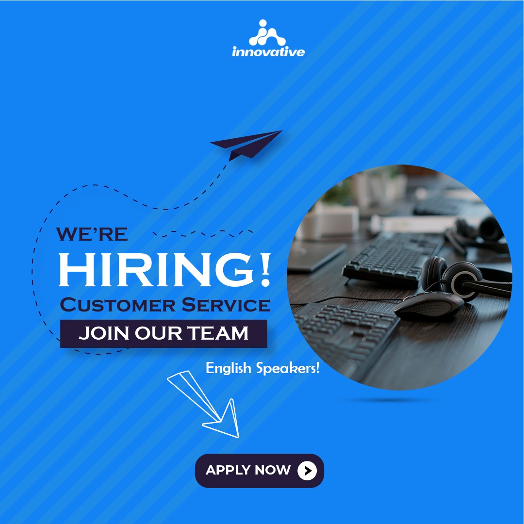 Innovative Work Solutions Facebook ad: We’re Hiring Customer Service Agents!