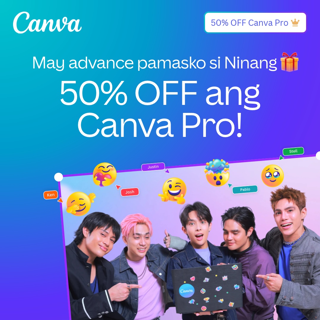 Canva Facebook ad: Save on premium tools and templates.