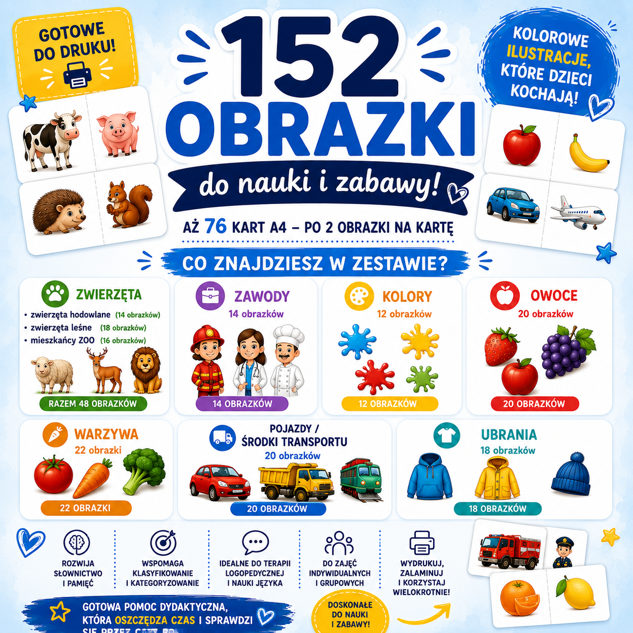 PracowitaLama - książeczki aktywizujące dla dzieci, karty pracy Facebook ad: Ekstra zestaw - ekstra cena!