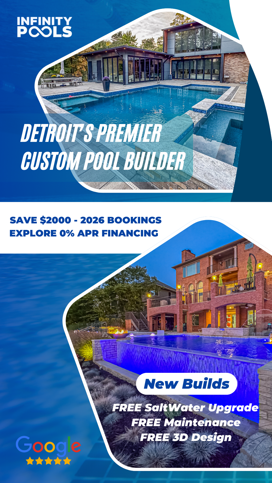 Infinity Pools of Michigan Facebook ad