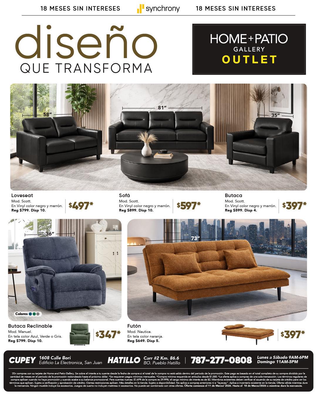 Home + Patio Gallery Facebook ad