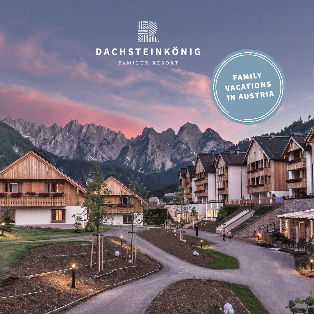 Dachsteinkönig - Familux Resort Facebook ad: All-inclusive family vacation with gourmet dining, kids’…