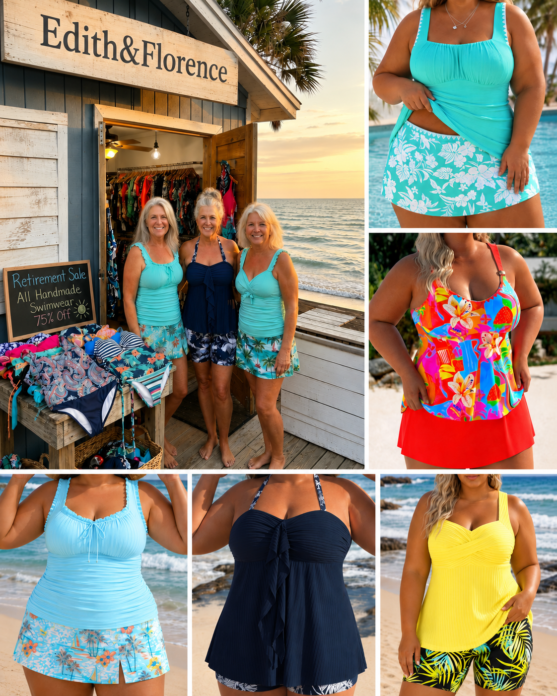 Edith&Florence Facebook ad: Sale ends Tonight