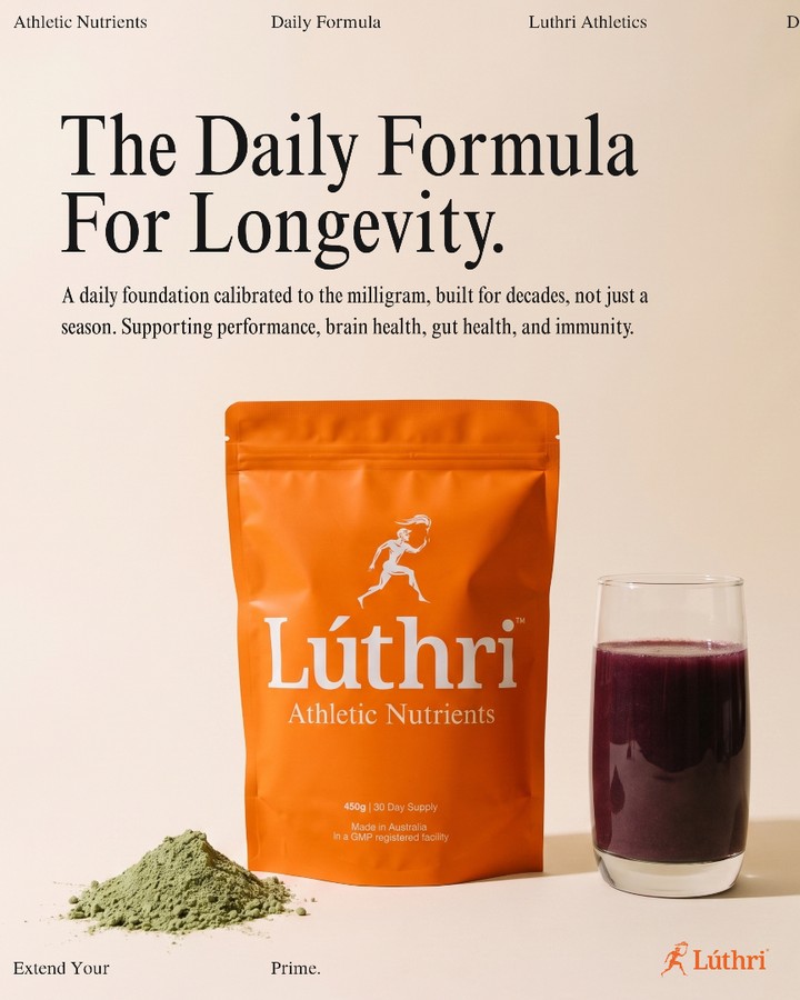 Lúthri Athletics Facebook ad: Do it for the long game.