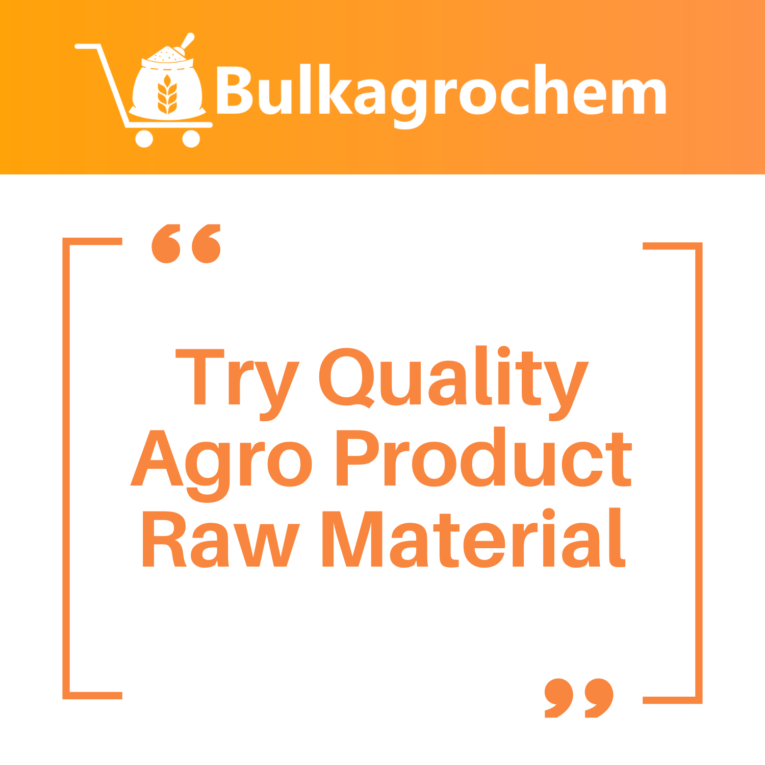 Bulk Agro Chem Facebook ad: Try out Best Quality Agro Product Raw Material…