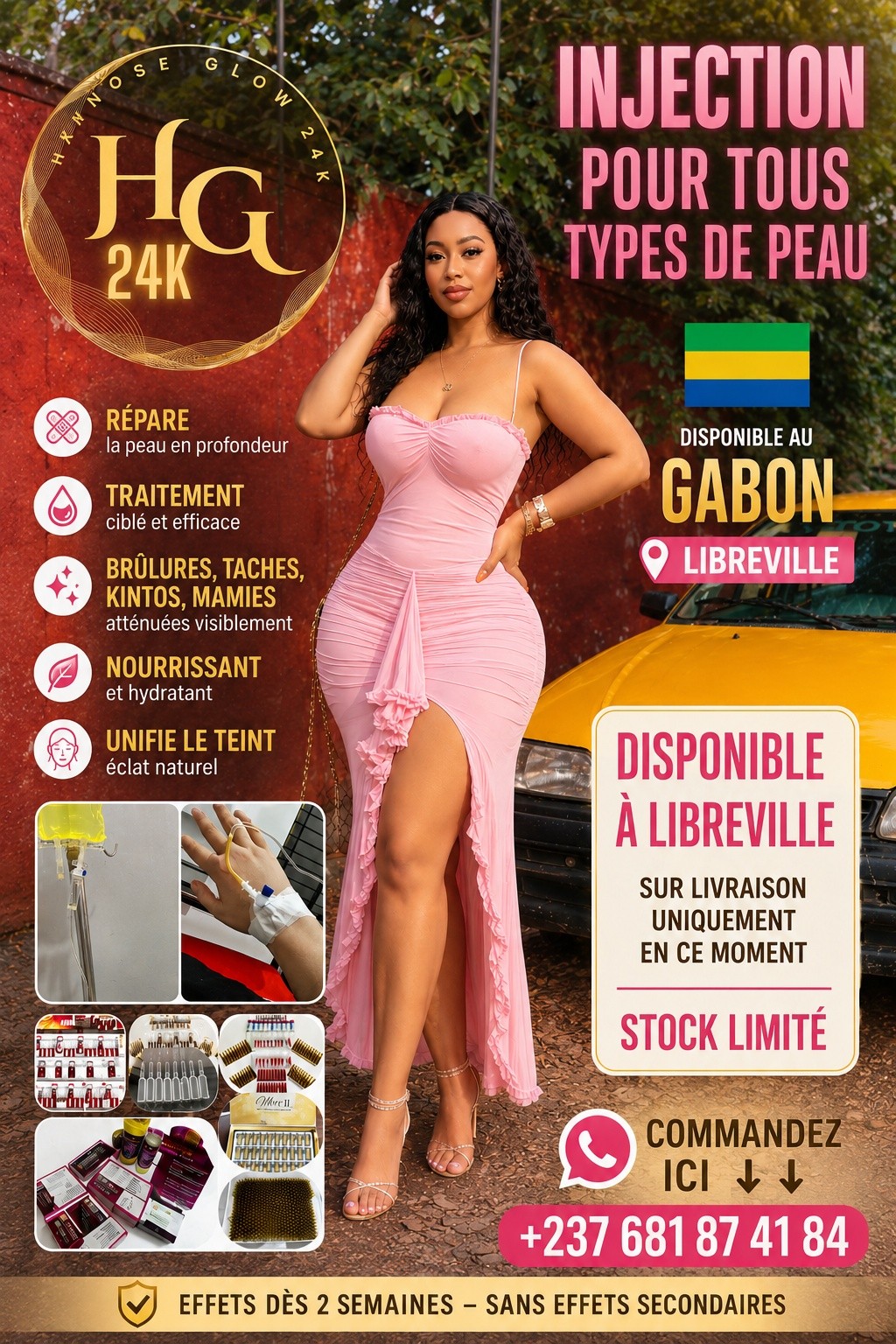 Hypnose Glow24K Facebook ad: MES REINES DU GABON …