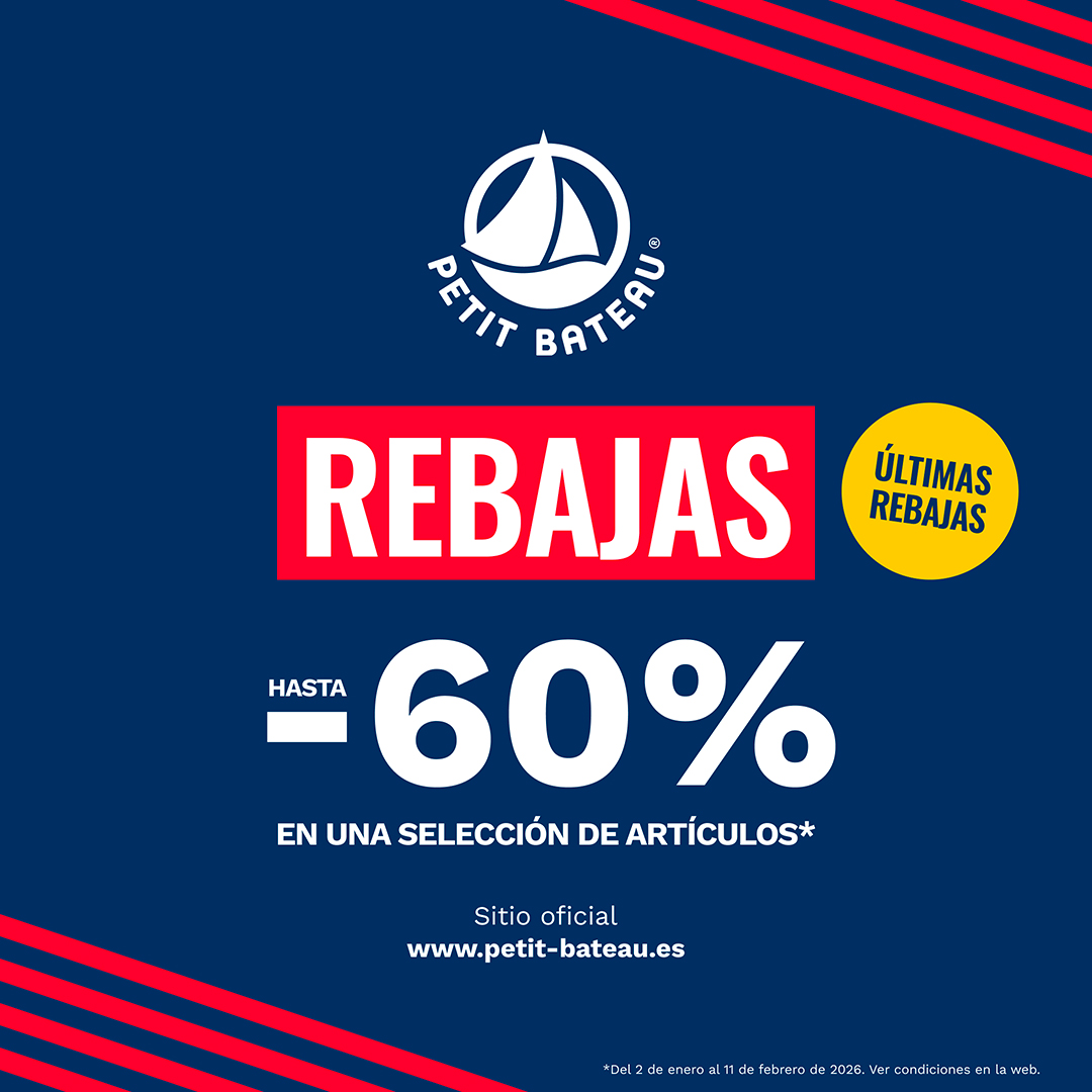 Petit Bateau Facebook ad: Hasta un -60 %*