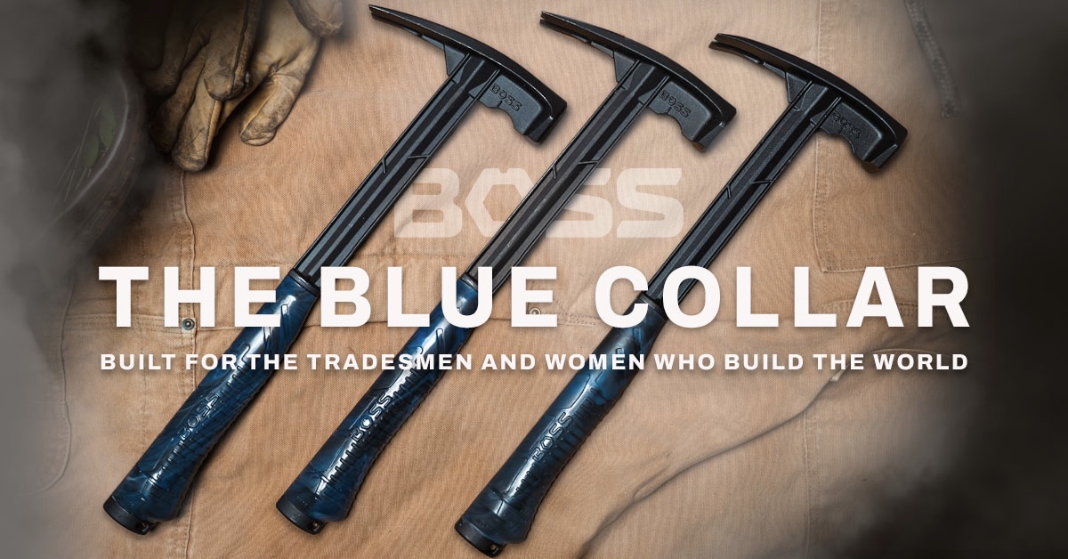 Boss Hammer Co. Facebook ad: Blue-Collar Steel Framing Hammer - Made in USA | Boss…