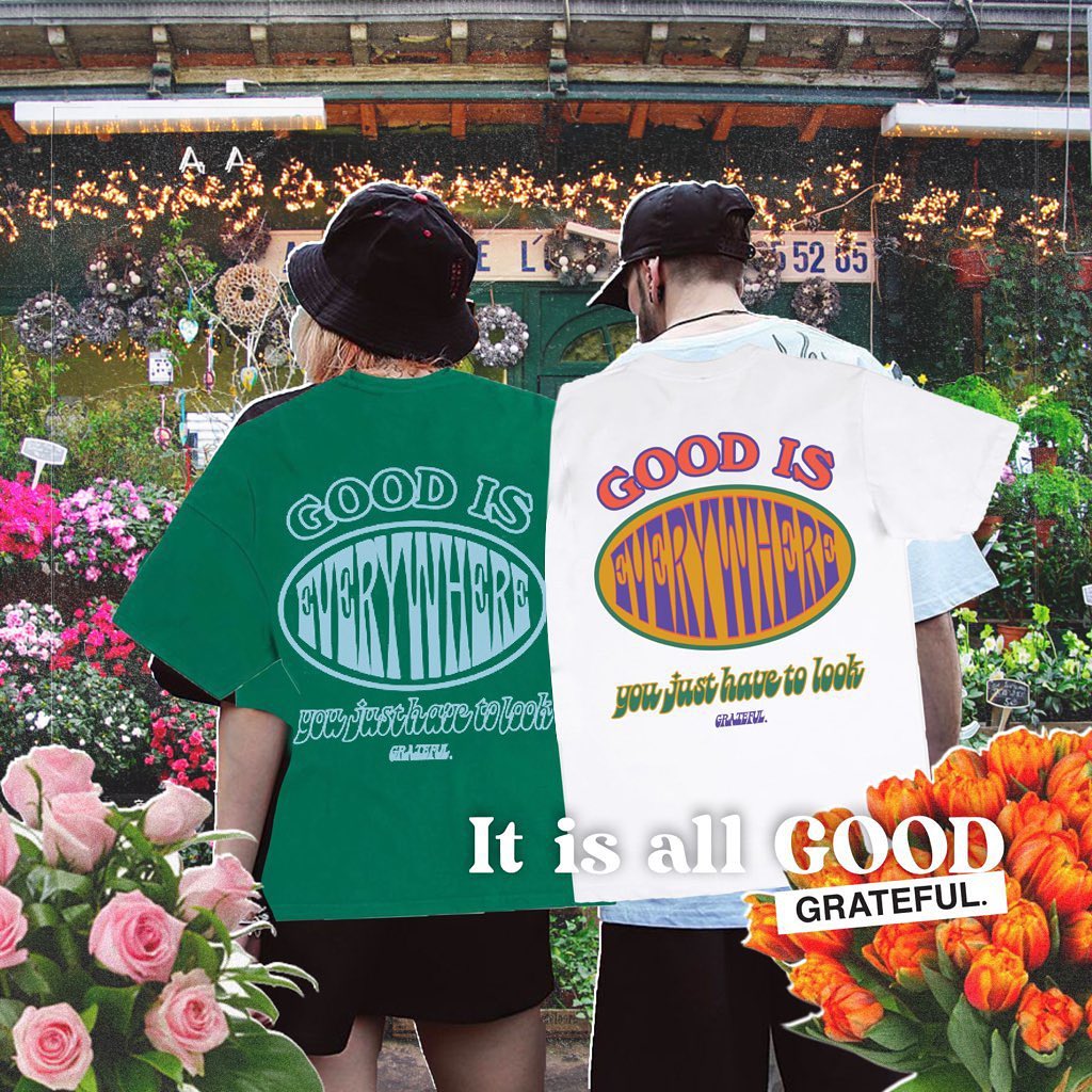 GRATEFUL APPAREL Facebook ad: New Release